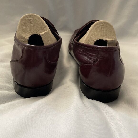 Wright Men’s Shoes 7.5 EEE Brown Tassel Loafer Made in Italy Leather Church New